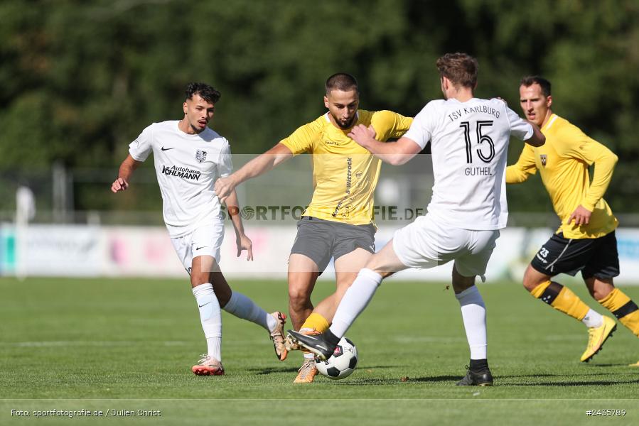 Fundamentum Sportpark, Karlburg, 14.09.2024, sport, action, BFV, Fussball, 11. Spieltag, Bayernliga Nord, HOF, TSV, SpVgg Bayern Hof, TSV Karlburg - Bild-ID: 2435789