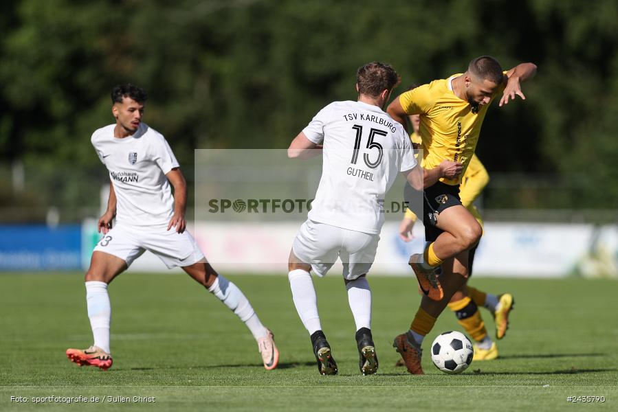 Fundamentum Sportpark, Karlburg, 14.09.2024, sport, action, BFV, Fussball, 11. Spieltag, Bayernliga Nord, HOF, TSV, SpVgg Bayern Hof, TSV Karlburg - Bild-ID: 2435790