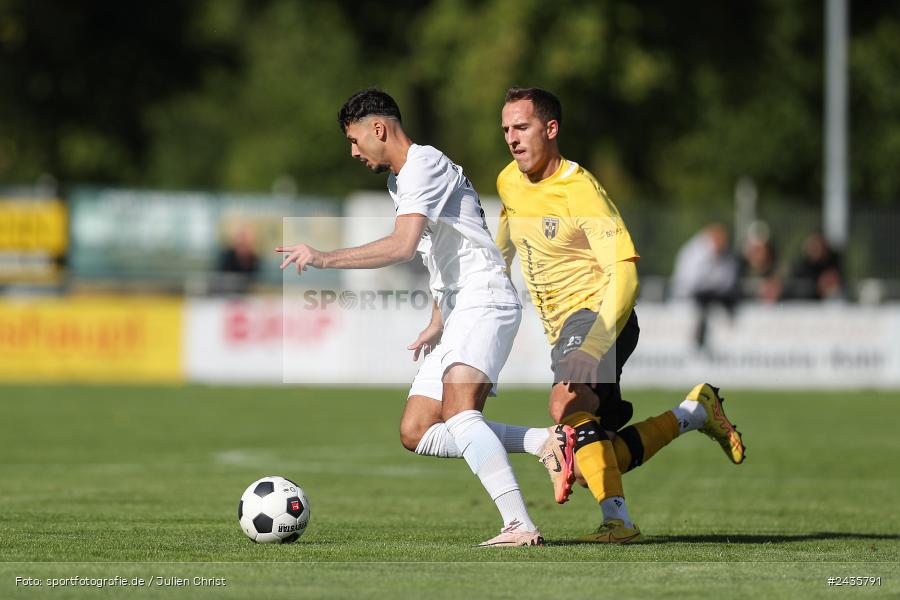 Fundamentum Sportpark, Karlburg, 14.09.2024, sport, action, BFV, Fussball, 11. Spieltag, Bayernliga Nord, HOF, TSV, SpVgg Bayern Hof, TSV Karlburg - Bild-ID: 2435791