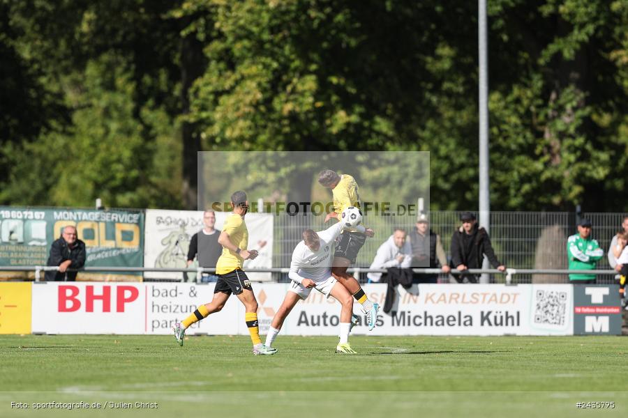Fundamentum Sportpark, Karlburg, 14.09.2024, sport, action, BFV, Fussball, 11. Spieltag, Bayernliga Nord, HOF, TSV, SpVgg Bayern Hof, TSV Karlburg - Bild-ID: 2435795