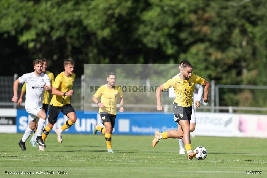 Fundamentum Sportpark, Karlburg, 14.09.2024, sport, action, BFV, Fussball, 11. Spieltag, Bayernliga Nord, HOF, TSV, SpVgg Bayern Hof, TSV Karlburg - Bild-ID: 2435797