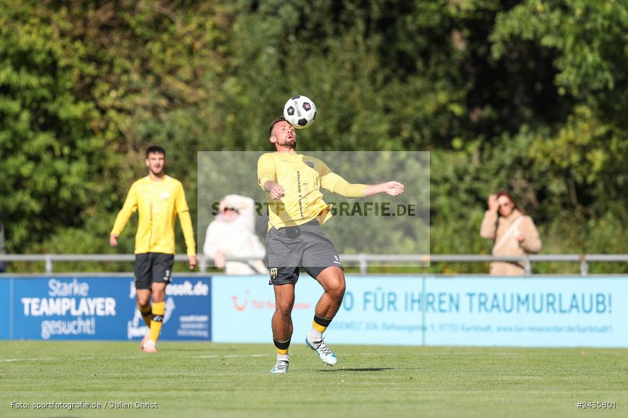 Fundamentum Sportpark, Karlburg, 14.09.2024, sport, action, BFV, Fussball, 11. Spieltag, Bayernliga Nord, HOF, TSV, SpVgg Bayern Hof, TSV Karlburg - Bild-ID: 2435801