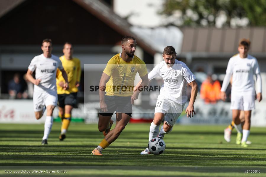 Fundamentum Sportpark, Karlburg, 14.09.2024, sport, action, BFV, Fussball, 11. Spieltag, Bayernliga Nord, HOF, TSV, SpVgg Bayern Hof, TSV Karlburg - Bild-ID: 2435816