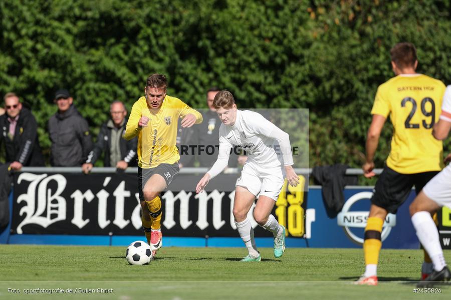 Fundamentum Sportpark, Karlburg, 14.09.2024, sport, action, BFV, Fussball, 11. Spieltag, Bayernliga Nord, HOF, TSV, SpVgg Bayern Hof, TSV Karlburg - Bild-ID: 2435826