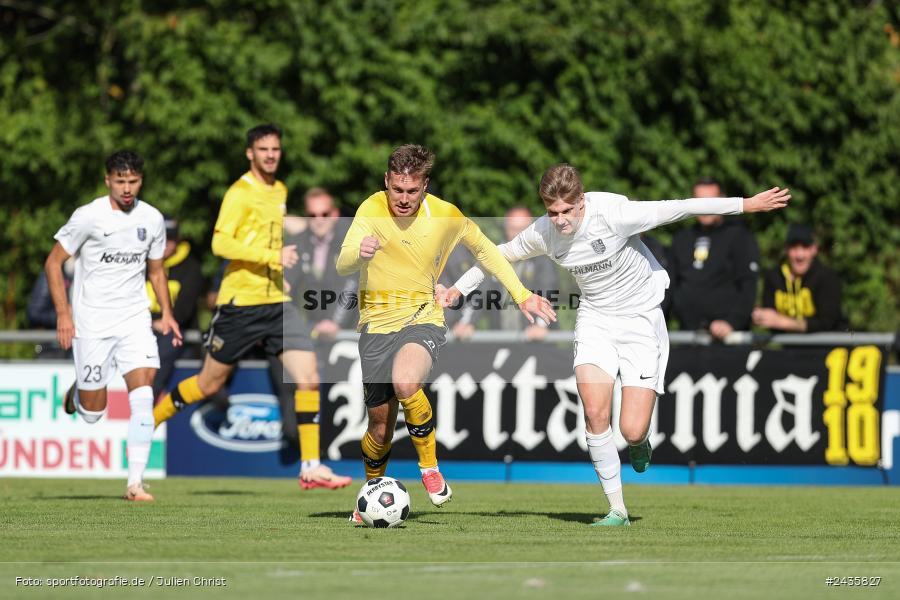 Fundamentum Sportpark, Karlburg, 14.09.2024, sport, action, BFV, Fussball, 11. Spieltag, Bayernliga Nord, HOF, TSV, SpVgg Bayern Hof, TSV Karlburg - Bild-ID: 2435827