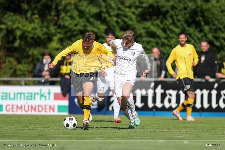 Fundamentum Sportpark, Karlburg, 14.09.2024, sport, action, BFV, Fussball, 11. Spieltag, Bayernliga Nord, HOF, TSV, SpVgg Bayern Hof, TSV Karlburg - Bild-ID: 2435830