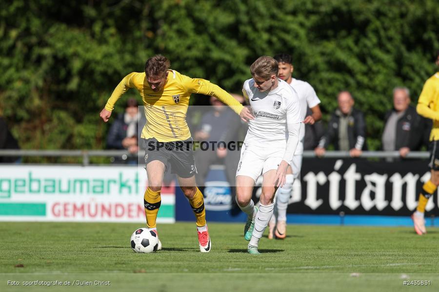 Fundamentum Sportpark, Karlburg, 14.09.2024, sport, action, BFV, Fussball, 11. Spieltag, Bayernliga Nord, HOF, TSV, SpVgg Bayern Hof, TSV Karlburg - Bild-ID: 2435831