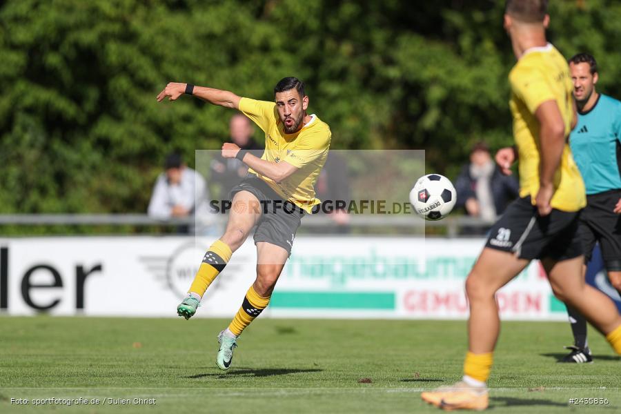 Fundamentum Sportpark, Karlburg, 14.09.2024, sport, action, BFV, Fussball, 11. Spieltag, Bayernliga Nord, HOF, TSV, SpVgg Bayern Hof, TSV Karlburg - Bild-ID: 2435836