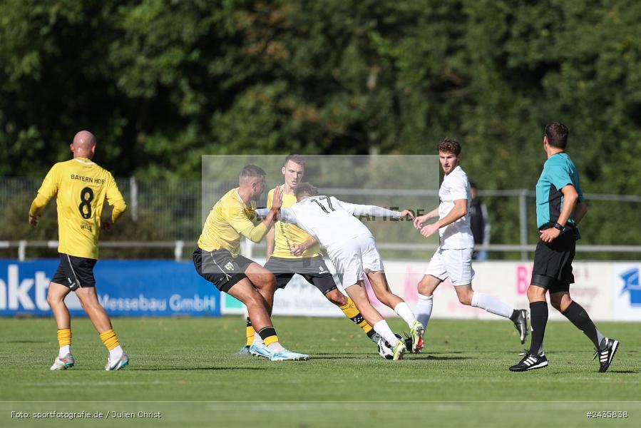 Fundamentum Sportpark, Karlburg, 14.09.2024, sport, action, BFV, Fussball, 11. Spieltag, Bayernliga Nord, HOF, TSV, SpVgg Bayern Hof, TSV Karlburg - Bild-ID: 2435838