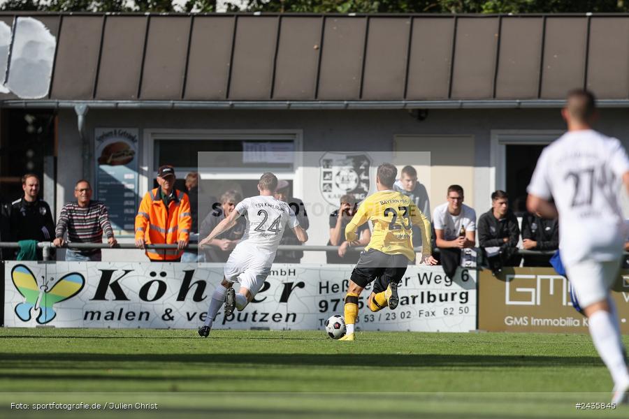 Fundamentum Sportpark, Karlburg, 14.09.2024, sport, action, BFV, Fussball, 11. Spieltag, Bayernliga Nord, HOF, TSV, SpVgg Bayern Hof, TSV Karlburg - Bild-ID: 2435845