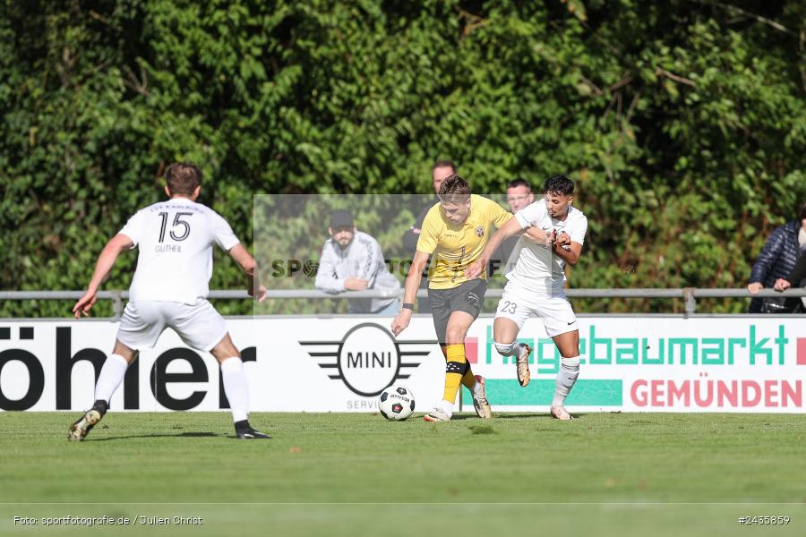 Fundamentum Sportpark, Karlburg, 14.09.2024, sport, action, BFV, Fussball, 11. Spieltag, Bayernliga Nord, HOF, TSV, SpVgg Bayern Hof, TSV Karlburg - Bild-ID: 2435859