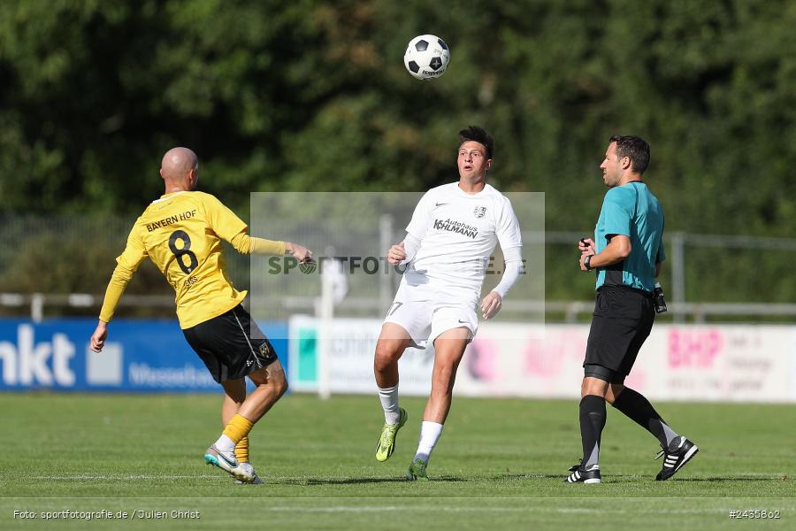 Fundamentum Sportpark, Karlburg, 14.09.2024, sport, action, BFV, Fussball, 11. Spieltag, Bayernliga Nord, HOF, TSV, SpVgg Bayern Hof, TSV Karlburg - Bild-ID: 2435862