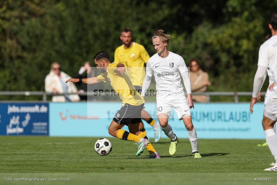 Fundamentum Sportpark, Karlburg, 14.09.2024, sport, action, BFV, Fussball, 11. Spieltag, Bayernliga Nord, HOF, TSV, SpVgg Bayern Hof, TSV Karlburg - Bild-ID: 2435877