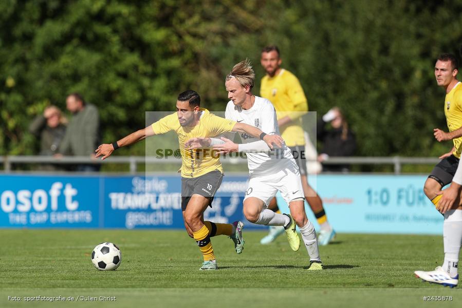 Fundamentum Sportpark, Karlburg, 14.09.2024, sport, action, BFV, Fussball, 11. Spieltag, Bayernliga Nord, HOF, TSV, SpVgg Bayern Hof, TSV Karlburg - Bild-ID: 2435878