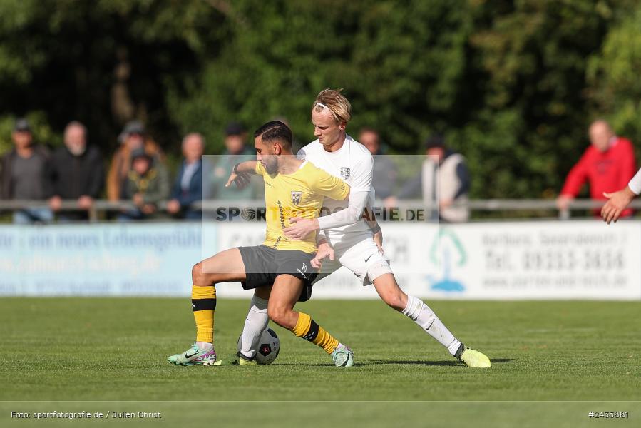 Fundamentum Sportpark, Karlburg, 14.09.2024, sport, action, BFV, Fussball, 11. Spieltag, Bayernliga Nord, HOF, TSV, SpVgg Bayern Hof, TSV Karlburg - Bild-ID: 2435881