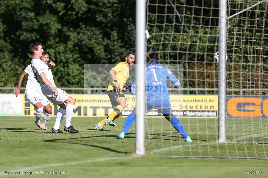 Fundamentum Sportpark, Karlburg, 14.09.2024, sport, action, BFV, Fussball, 11. Spieltag, Bayernliga Nord, HOF, TSV, SpVgg Bayern Hof, TSV Karlburg - Bild-ID: 2435883