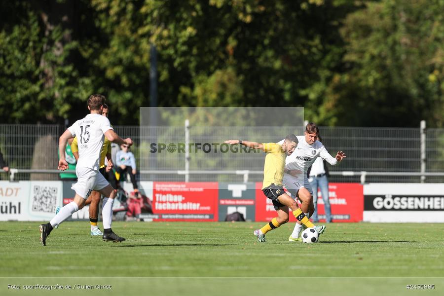 Fundamentum Sportpark, Karlburg, 14.09.2024, sport, action, BFV, Fussball, 11. Spieltag, Bayernliga Nord, HOF, TSV, SpVgg Bayern Hof, TSV Karlburg - Bild-ID: 2435885
