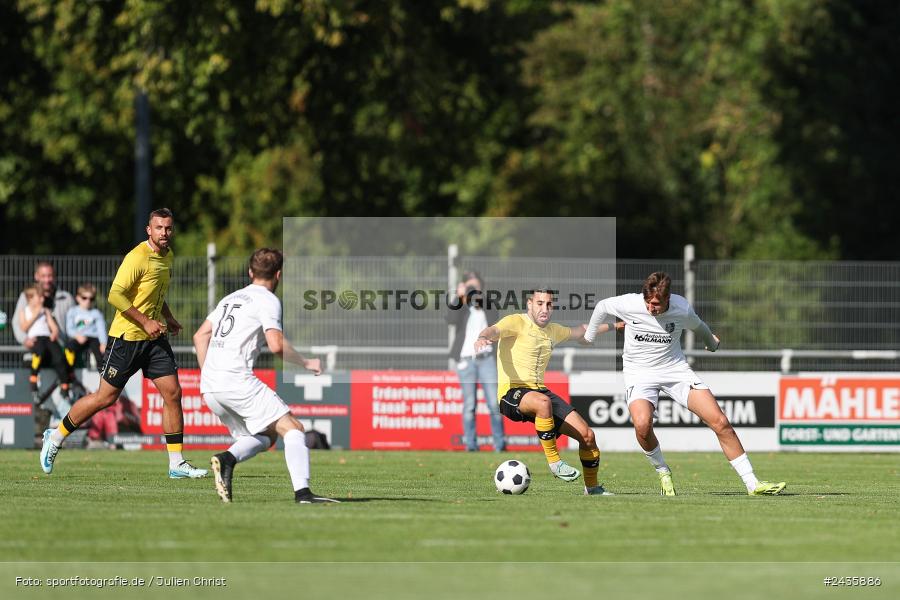 Fundamentum Sportpark, Karlburg, 14.09.2024, sport, action, BFV, Fussball, 11. Spieltag, Bayernliga Nord, HOF, TSV, SpVgg Bayern Hof, TSV Karlburg - Bild-ID: 2435886