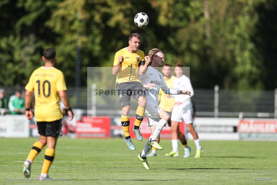 Fundamentum Sportpark, Karlburg, 14.09.2024, sport, action, BFV, Fussball, 11. Spieltag, Bayernliga Nord, HOF, TSV, SpVgg Bayern Hof, TSV Karlburg - Bild-ID: 2435887