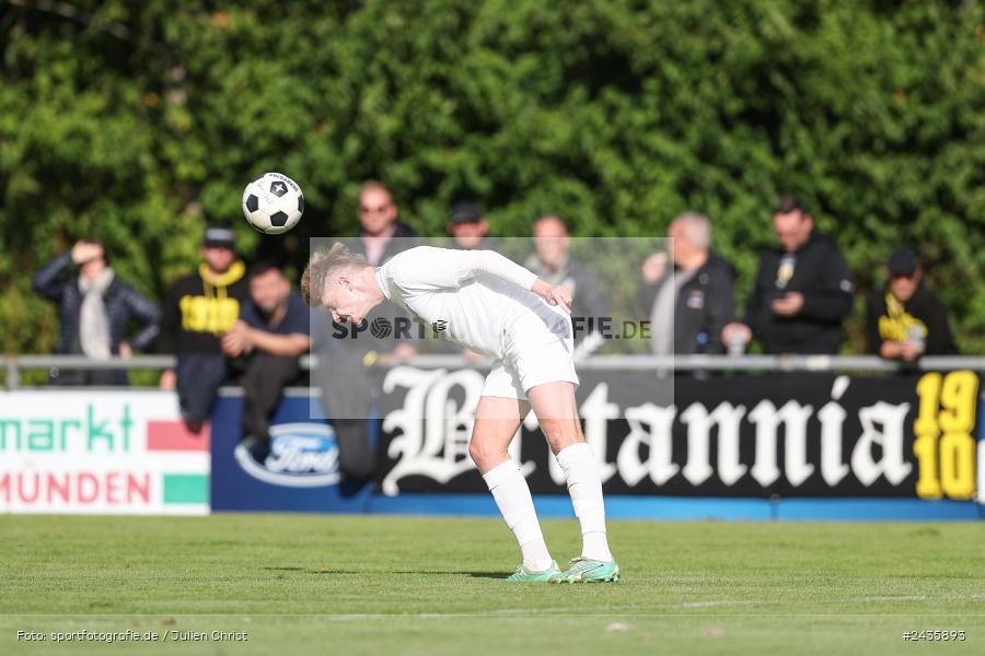 Fundamentum Sportpark, Karlburg, 14.09.2024, sport, action, BFV, Fussball, 11. Spieltag, Bayernliga Nord, HOF, TSV, SpVgg Bayern Hof, TSV Karlburg - Bild-ID: 2435893 Fundamentum Sportpark, Karlburg, 14.09.2024, sport, action, BFV, Fussball, 11. Spieltag, Bayernliga Nord, HOF, TSV, SpVgg Bayern Hof, TSV Karlburg - Bild-ID: 2435893