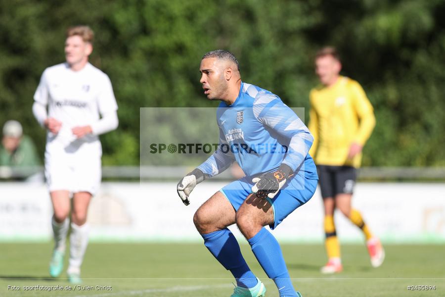Fundamentum Sportpark, Karlburg, 14.09.2024, sport, action, BFV, Fussball, 11. Spieltag, Bayernliga Nord, HOF, TSV, SpVgg Bayern Hof, TSV Karlburg - Bild-ID: 2435894 Fundamentum Sportpark, Karlburg, 14.09.2024, sport, action, BFV, Fussball, 11. Spieltag, Bayernliga Nord, HOF, TSV, SpVgg Bayern Hof, TSV Karlburg - Bild-ID: 2435894