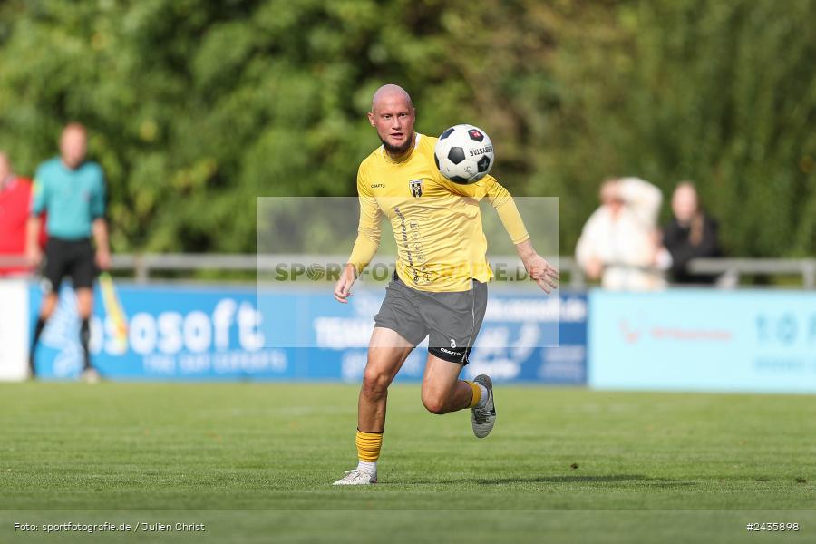 Fundamentum Sportpark, Karlburg, 14.09.2024, sport, action, BFV, Fussball, 11. Spieltag, Bayernliga Nord, HOF, TSV, SpVgg Bayern Hof, TSV Karlburg - Bild-ID: 2435898