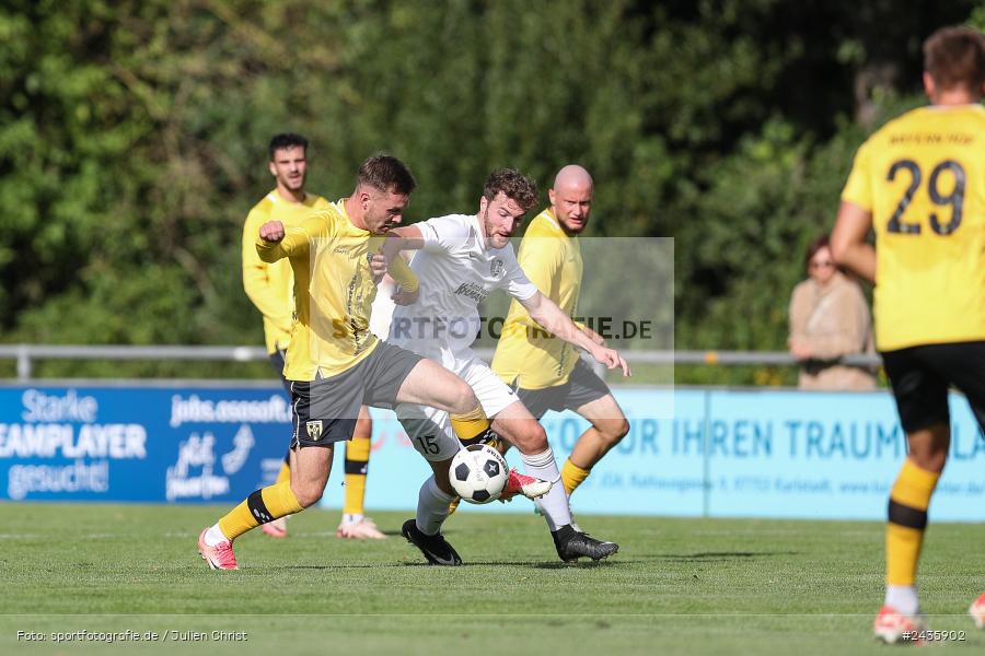 Fundamentum Sportpark, Karlburg, 14.09.2024, sport, action, BFV, Fussball, 11. Spieltag, Bayernliga Nord, HOF, TSV, SpVgg Bayern Hof, TSV Karlburg - Bild-ID: 2435902