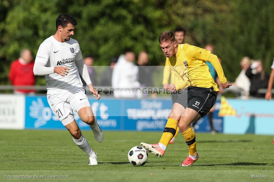 Fundamentum Sportpark, Karlburg, 14.09.2024, sport, action, BFV, Fussball, 11. Spieltag, Bayernliga Nord, HOF, TSV, SpVgg Bayern Hof, TSV Karlburg - Bild-ID: 2435907 Fundamentum Sportpark, Karlburg, 14.09.2024, sport, action, BFV, Fussball, 11. Spieltag, Bayernliga Nord, HOF, TSV, SpVgg Bayern Hof, TSV Karlburg - Bild-ID: 2435907