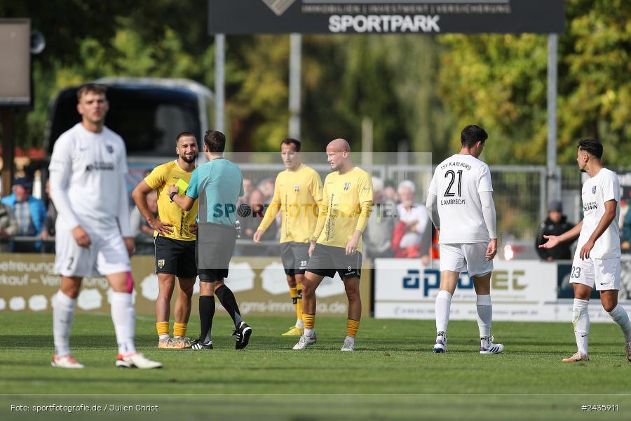 Fundamentum Sportpark, Karlburg, 14.09.2024, sport, action, BFV, Fussball, 11. Spieltag, Bayernliga Nord, HOF, TSV, SpVgg Bayern Hof, TSV Karlburg - Bild-ID: 2435911 Fundamentum Sportpark, Karlburg, 14.09.2024, sport, action, BFV, Fussball, 11. Spieltag, Bayernliga Nord, HOF, TSV, SpVgg Bayern Hof, TSV Karlburg - Bild-ID: 2435911