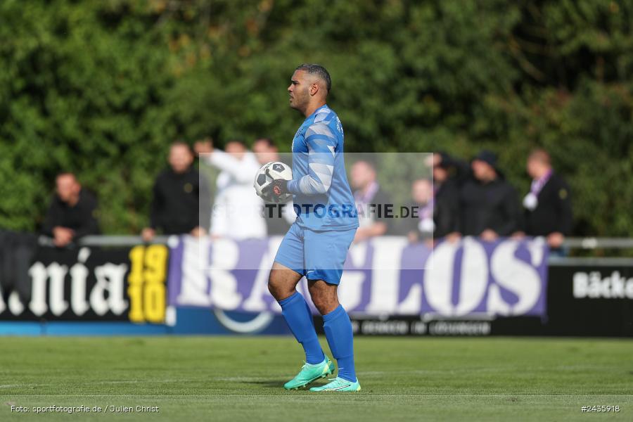 Fundamentum Sportpark, Karlburg, 14.09.2024, sport, action, BFV, Fussball, 11. Spieltag, Bayernliga Nord, HOF, TSV, SpVgg Bayern Hof, TSV Karlburg - Bild-ID: 2435918 Fundamentum Sportpark, Karlburg, 14.09.2024, sport, action, BFV, Fussball, 11. Spieltag, Bayernliga Nord, HOF, TSV, SpVgg Bayern Hof, TSV Karlburg - Bild-ID: 2435918