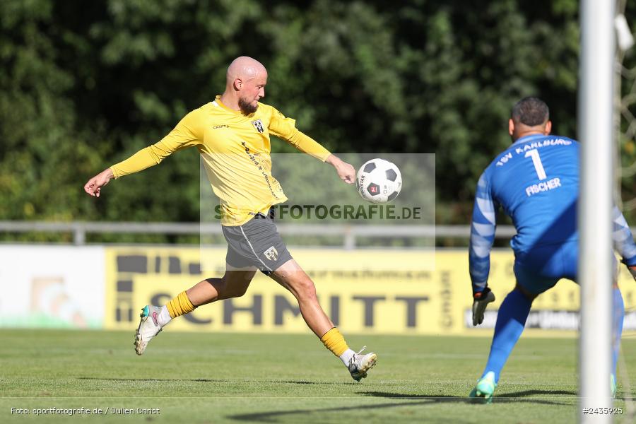 Fundamentum Sportpark, Karlburg, 14.09.2024, sport, action, BFV, Fussball, 11. Spieltag, Bayernliga Nord, HOF, TSV, SpVgg Bayern Hof, TSV Karlburg - Bild-ID: 2435925 Fundamentum Sportpark, Karlburg, 14.09.2024, sport, action, BFV, Fussball, 11. Spieltag, Bayernliga Nord, HOF, TSV, SpVgg Bayern Hof, TSV Karlburg - Bild-ID: 2435925
