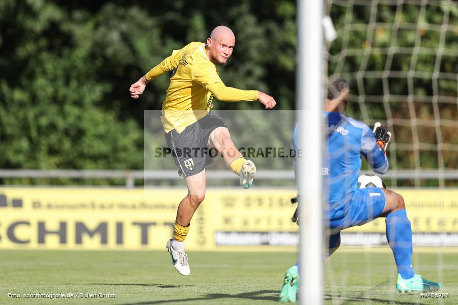 Fundamentum Sportpark, Karlburg, 14.09.2024, sport, action, BFV, Fussball, 11. Spieltag, Bayernliga Nord, HOF, TSV, SpVgg Bayern Hof, TSV Karlburg - Bild-ID: 2435927 Fundamentum Sportpark, Karlburg, 14.09.2024, sport, action, BFV, Fussball, 11. Spieltag, Bayernliga Nord, HOF, TSV, SpVgg Bayern Hof, TSV Karlburg - Bild-ID: 2435927