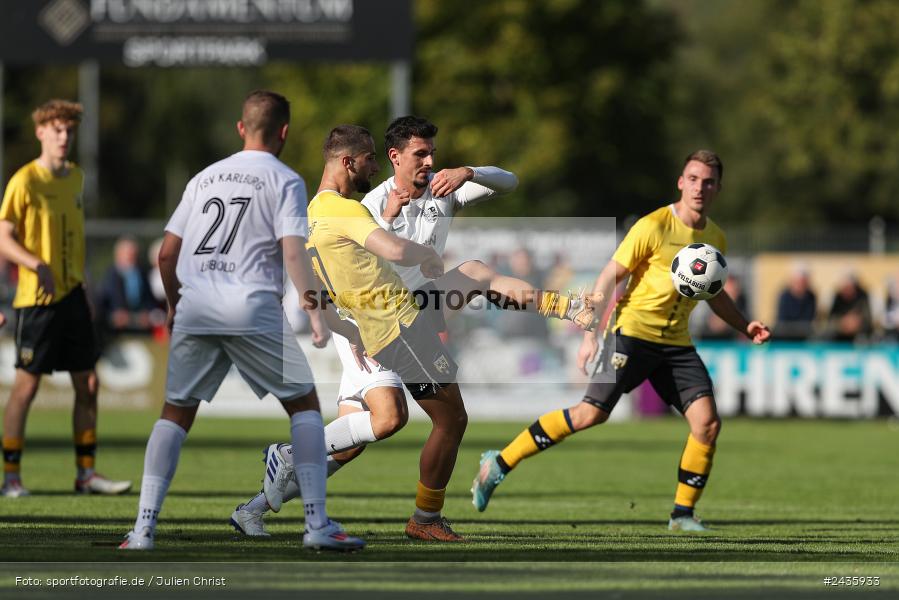 Fundamentum Sportpark, Karlburg, 14.09.2024, sport, action, BFV, Fussball, 11. Spieltag, Bayernliga Nord, HOF, TSV, SpVgg Bayern Hof, TSV Karlburg - Bild-ID: 2435933 Fundamentum Sportpark, Karlburg, 14.09.2024, sport, action, BFV, Fussball, 11. Spieltag, Bayernliga Nord, HOF, TSV, SpVgg Bayern Hof, TSV Karlburg - Bild-ID: 2435933