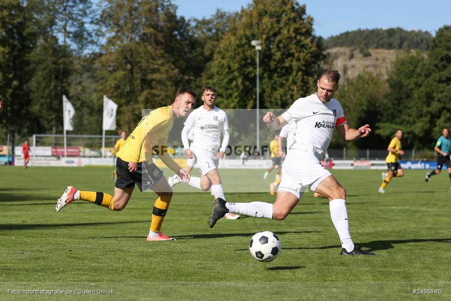 Fundamentum Sportpark, Karlburg, 14.09.2024, sport, action, BFV, Fussball, 11. Spieltag, Bayernliga Nord, HOF, TSV, SpVgg Bayern Hof, TSV Karlburg - Bild-ID: 2435940