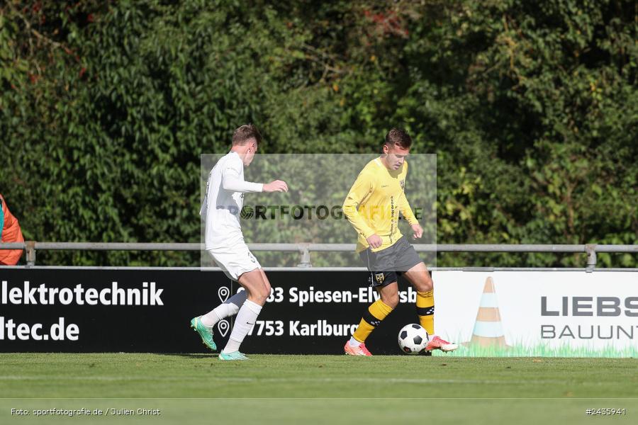 Fundamentum Sportpark, Karlburg, 14.09.2024, sport, action, BFV, Fussball, 11. Spieltag, Bayernliga Nord, HOF, TSV, SpVgg Bayern Hof, TSV Karlburg - Bild-ID: 2435941