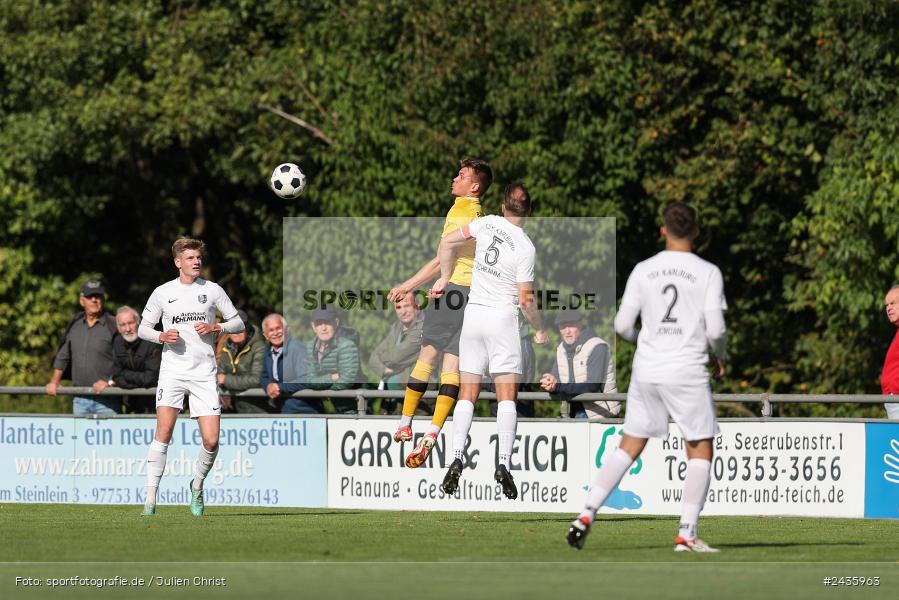 Fundamentum Sportpark, Karlburg, 14.09.2024, sport, action, BFV, Fussball, 11. Spieltag, Bayernliga Nord, HOF, TSV, SpVgg Bayern Hof, TSV Karlburg - Bild-ID: 2435963