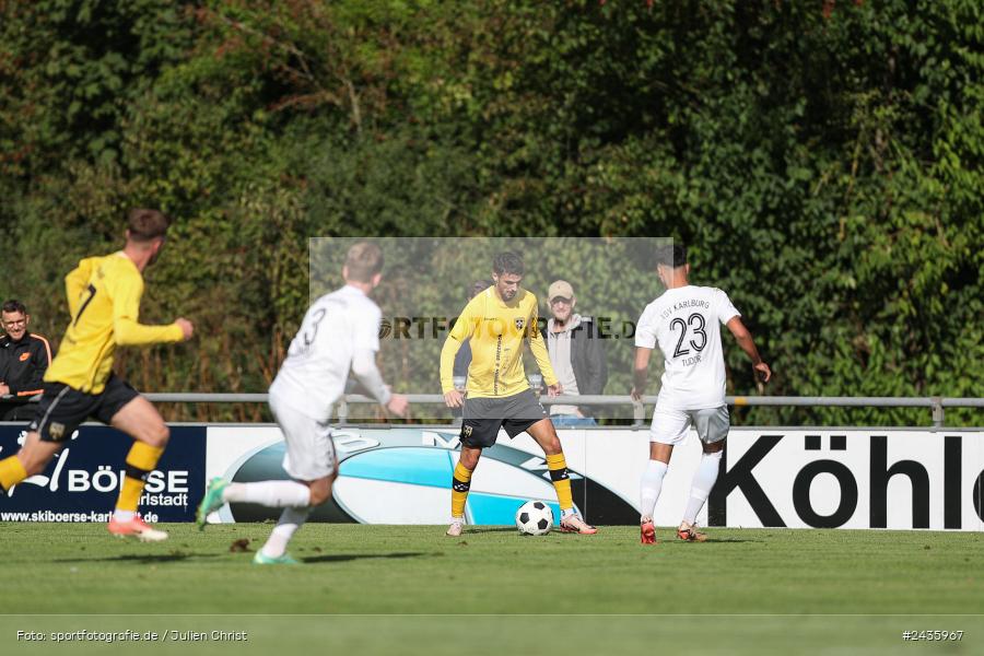 Fundamentum Sportpark, Karlburg, 14.09.2024, sport, action, BFV, Fussball, 11. Spieltag, Bayernliga Nord, HOF, TSV, SpVgg Bayern Hof, TSV Karlburg - Bild-ID: 2435967