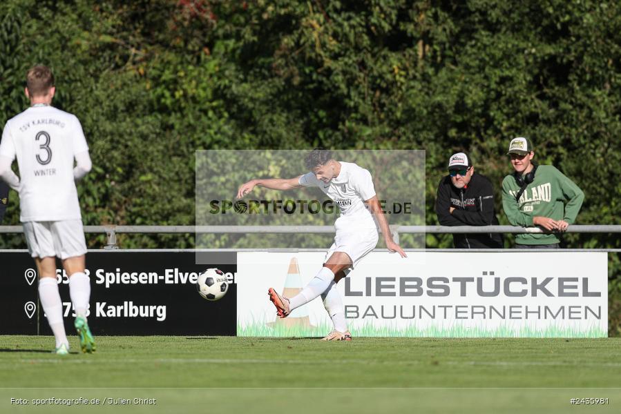 Fundamentum Sportpark, Karlburg, 14.09.2024, sport, action, BFV, Fussball, 11. Spieltag, Bayernliga Nord, HOF, TSV, SpVgg Bayern Hof, TSV Karlburg - Bild-ID: 2435981