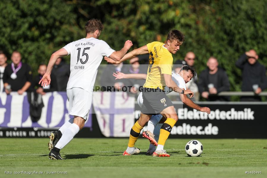 Fundamentum Sportpark, Karlburg, 14.09.2024, sport, action, BFV, Fussball, 11. Spieltag, Bayernliga Nord, HOF, TSV, SpVgg Bayern Hof, TSV Karlburg - Bild-ID: 2435991