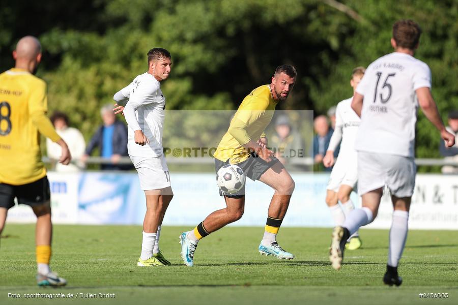 Fundamentum Sportpark, Karlburg, 14.09.2024, sport, action, BFV, Fussball, 11. Spieltag, Bayernliga Nord, HOF, TSV, SpVgg Bayern Hof, TSV Karlburg - Bild-ID: 2436003