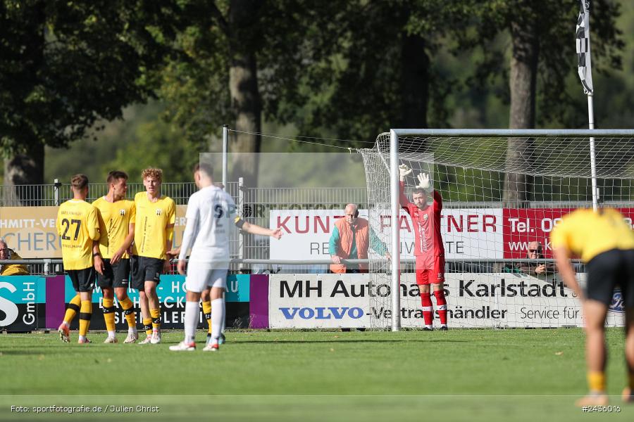 Fundamentum Sportpark, Karlburg, 14.09.2024, sport, action, BFV, Fussball, 11. Spieltag, Bayernliga Nord, HOF, TSV, SpVgg Bayern Hof, TSV Karlburg - Bild-ID: 2436016 Fundamentum Sportpark, Karlburg, 14.09.2024, sport, action, BFV, Fussball, 11. Spieltag, Bayernliga Nord, HOF, TSV, SpVgg Bayern Hof, TSV Karlburg - Bild-ID: 2436016