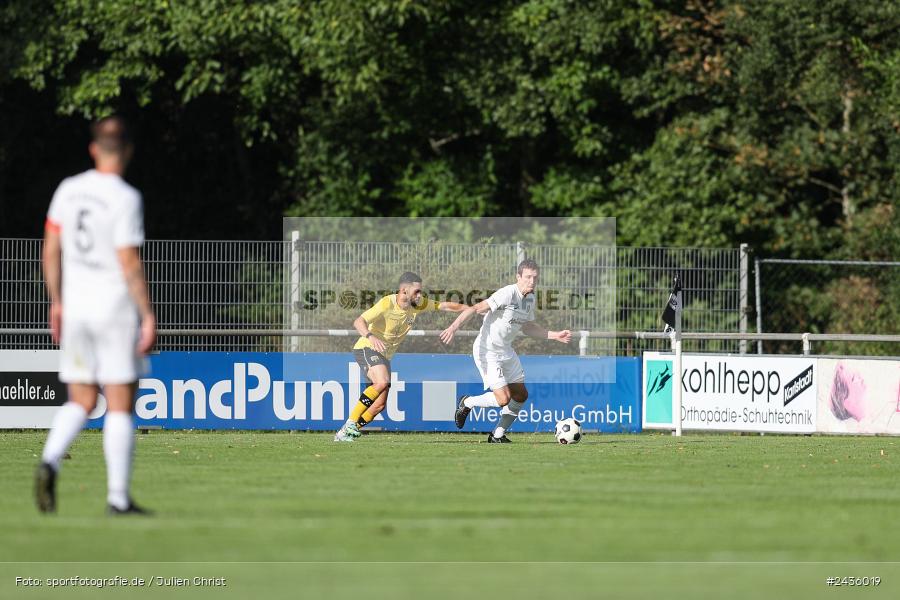 Fundamentum Sportpark, Karlburg, 14.09.2024, sport, action, BFV, Fussball, 11. Spieltag, Bayernliga Nord, HOF, TSV, SpVgg Bayern Hof, TSV Karlburg - Bild-ID: 2436019 Fundamentum Sportpark, Karlburg, 14.09.2024, sport, action, BFV, Fussball, 11. Spieltag, Bayernliga Nord, HOF, TSV, SpVgg Bayern Hof, TSV Karlburg - Bild-ID: 2436019