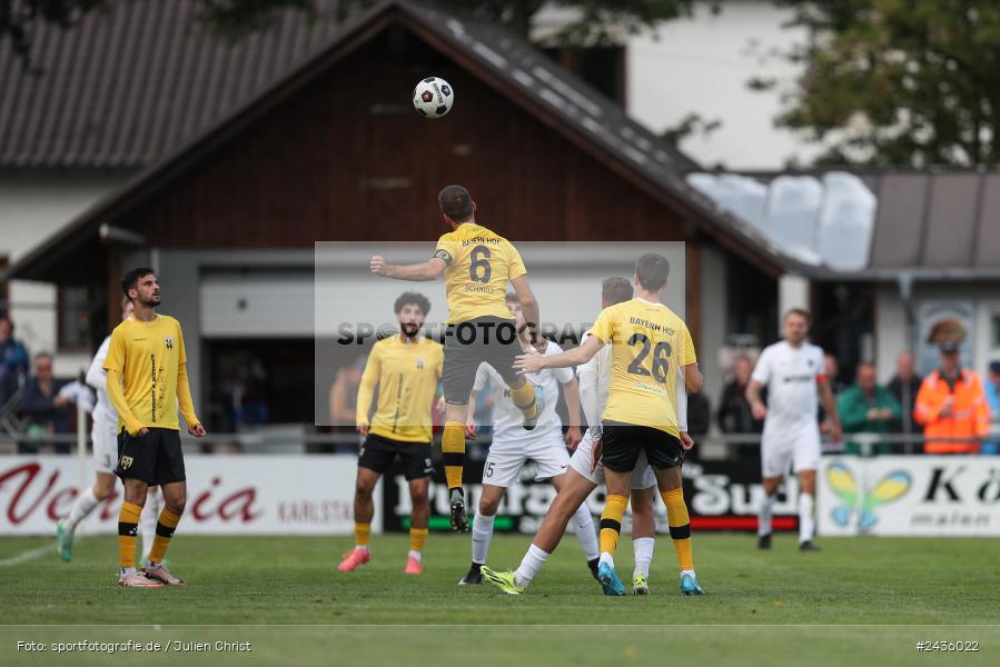 Fundamentum Sportpark, Karlburg, 14.09.2024, sport, action, BFV, Fussball, 11. Spieltag, Bayernliga Nord, HOF, TSV, SpVgg Bayern Hof, TSV Karlburg - Bild-ID: 2436022 Fundamentum Sportpark, Karlburg, 14.09.2024, sport, action, BFV, Fussball, 11. Spieltag, Bayernliga Nord, HOF, TSV, SpVgg Bayern Hof, TSV Karlburg - Bild-ID: 2436022