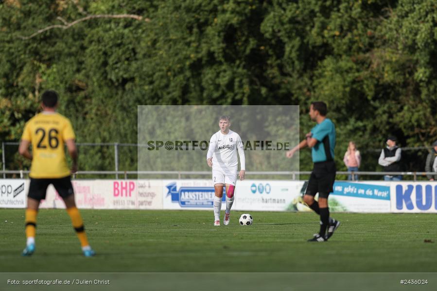 Fundamentum Sportpark, Karlburg, 14.09.2024, sport, action, BFV, Fussball, 11. Spieltag, Bayernliga Nord, HOF, TSV, SpVgg Bayern Hof, TSV Karlburg - Bild-ID: 2436024 Fundamentum Sportpark, Karlburg, 14.09.2024, sport, action, BFV, Fussball, 11. Spieltag, Bayernliga Nord, HOF, TSV, SpVgg Bayern Hof, TSV Karlburg - Bild-ID: 2436024