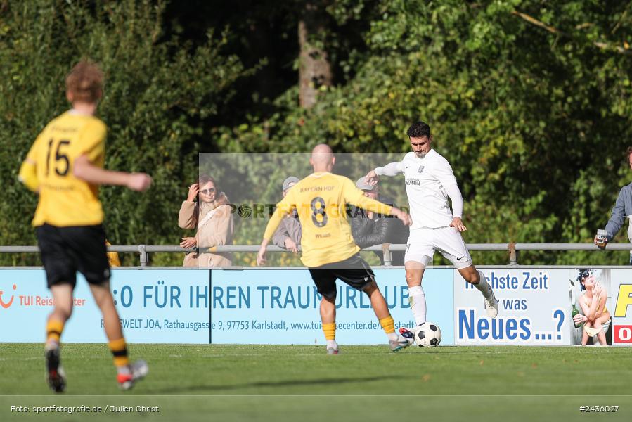Fundamentum Sportpark, Karlburg, 14.09.2024, sport, action, BFV, Fussball, 11. Spieltag, Bayernliga Nord, HOF, TSV, SpVgg Bayern Hof, TSV Karlburg - Bild-ID: 2436027 Fundamentum Sportpark, Karlburg, 14.09.2024, sport, action, BFV, Fussball, 11. Spieltag, Bayernliga Nord, HOF, TSV, SpVgg Bayern Hof, TSV Karlburg - Bild-ID: 2436027