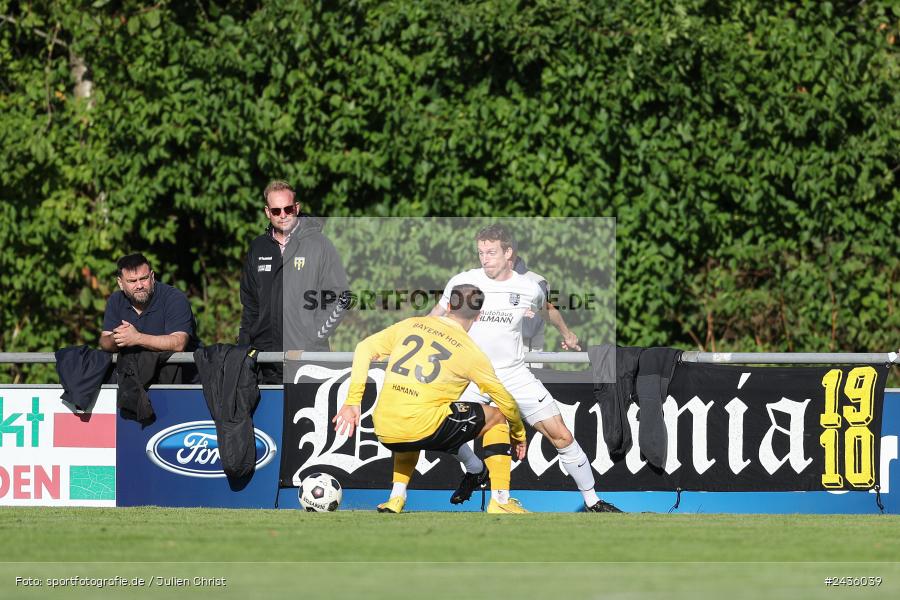 Fundamentum Sportpark, Karlburg, 14.09.2024, sport, action, BFV, Fussball, 11. Spieltag, Bayernliga Nord, HOF, TSV, SpVgg Bayern Hof, TSV Karlburg - Bild-ID: 2436039