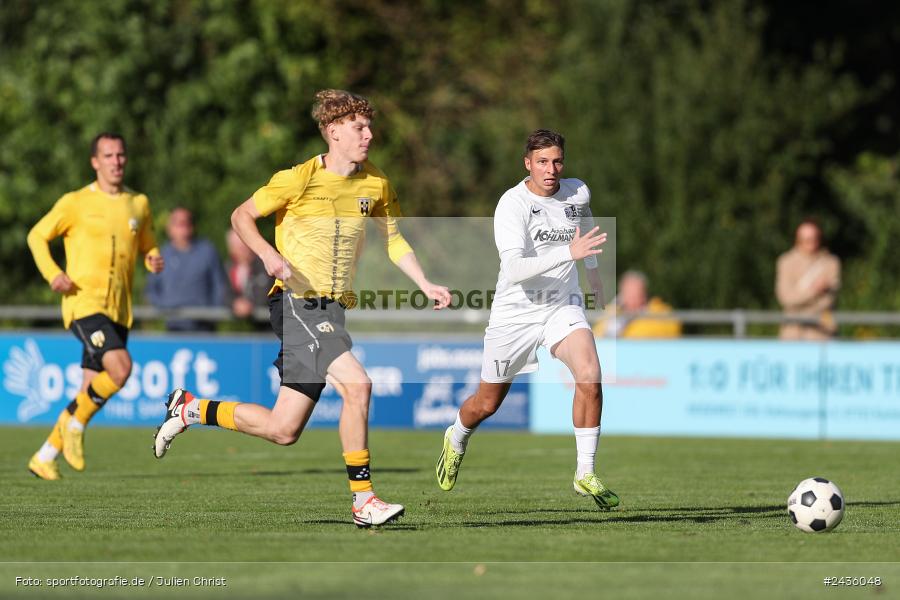 Fundamentum Sportpark, Karlburg, 14.09.2024, sport, action, BFV, Fussball, 11. Spieltag, Bayernliga Nord, HOF, TSV, SpVgg Bayern Hof, TSV Karlburg - Bild-ID: 2436048
