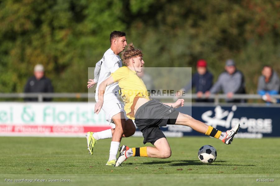 Fundamentum Sportpark, Karlburg, 14.09.2024, sport, action, BFV, Fussball, 11. Spieltag, Bayernliga Nord, HOF, TSV, SpVgg Bayern Hof, TSV Karlburg - Bild-ID: 2436049