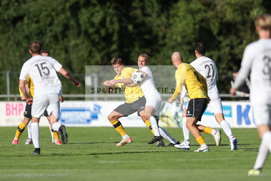 Fundamentum Sportpark, Karlburg, 14.09.2024, sport, action, BFV, Fussball, 11. Spieltag, Bayernliga Nord, HOF, TSV, SpVgg Bayern Hof, TSV Karlburg - Bild-ID: 2436052
