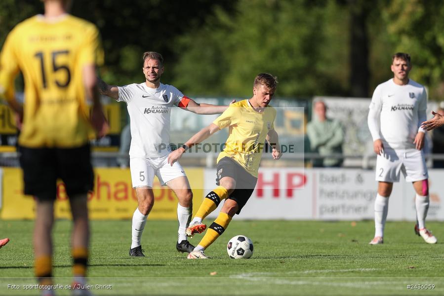 Fundamentum Sportpark, Karlburg, 14.09.2024, sport, action, BFV, Fussball, 11. Spieltag, Bayernliga Nord, HOF, TSV, SpVgg Bayern Hof, TSV Karlburg - Bild-ID: 2436059